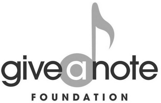 GIVE A NOTE FOUNDATION logo
