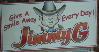 GIVE A SMILE AWAY EVERY DAY! JIMMYG logo