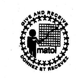 GIVE AND RECEIVE MATOL DONNEZ ET RECEVEZ logo