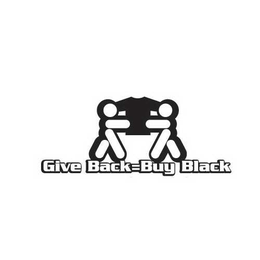 GIVE BACK=BUY BLACK logo