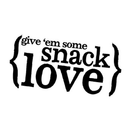 GIVE 'EM SOME SNACK LOVE logo