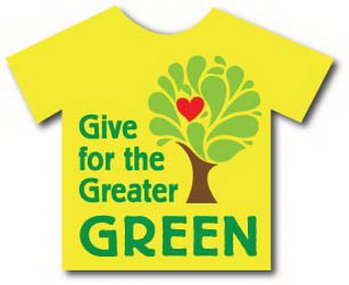 GIVE FOR THE GREATER GREEN logo