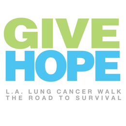 GIVE HOPE L.A. LUNG CANCER WALK THE ROAD TO SURVIVAL logo