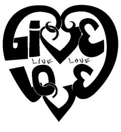 GIVE LOVE LIVE LOVE logo