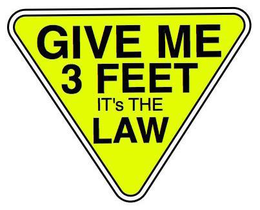 GIVE ME 3 FEET IT'S THE LAW