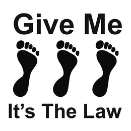 GIVE ME IT'S THE LAW logo