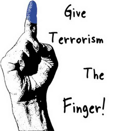 GIVE TERRORISM THE FINGER! logo