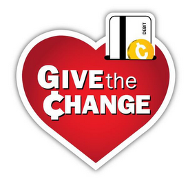 GIVE THE CHANGE DEBIT logo