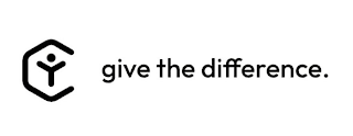GIVE THE DIFFERENCE. logo