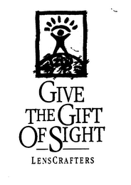 GIVE THE GIFT OF SIGHT LENSCRAFTERS logo