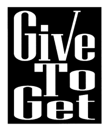 GIVE TO GET logo