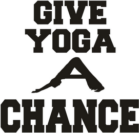 GIVE YOGA A CHANCE logo