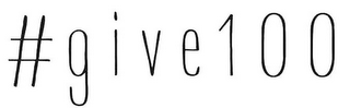 #GIVE100 logo