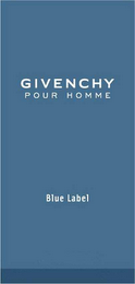 GIVENCHY POUR HOMME BLUE LABEL logo