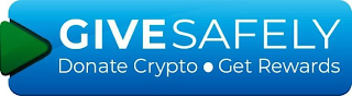 GIVESAFELY DONATE CRYPTO · GET REWARDS logo