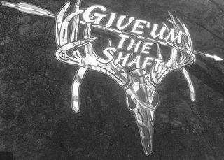 GIVE'UM THE SHAFT logo