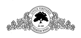 GIVICH VINEYARDS PREMIUM WINES EST. 1989 logo