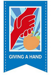 GIVING A HAND logo