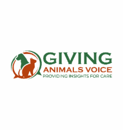 GIVING ANIMALS VOICE PROVIDING INSIGHTS FOR CARE logo