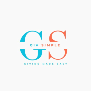 GIVING MADE EASY AND GIV SIMPLE AND GS logo