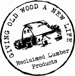 GIVING OLD WOOD A NEW LIFE RECLAIMED LUMBER PRODUCTS logo