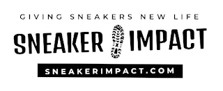 GIVING SNEAKERS NEW LIFE SNEAKER IMPACT SNEAKERIMPACT.COM logo