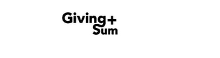 GIVING + SUM logo