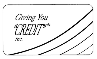 GIVING YOU "CREDIT" INC. logo