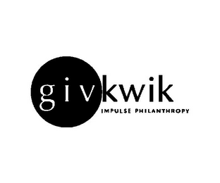 GIVKWIK IMPULSE PHILANTHROPY logo