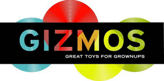 GIZMOS GREAT TOYS FOR GROWNUPS logo