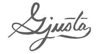 GJUSTA logo