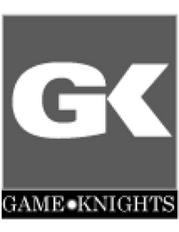 GK GAME KNIGHTS logo