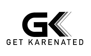 GK GET KARENATED logo