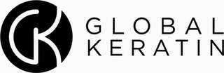 GK GLOBAL KERATIN logo