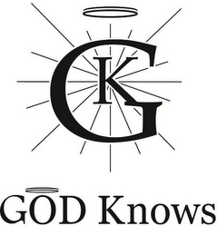 GK GOD KNOWS logo