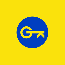 GK GOLDEN KEY logo