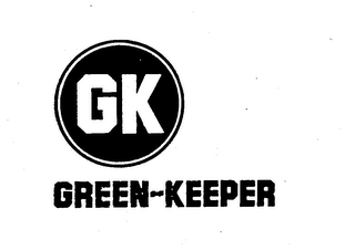 GK GREEN-KEEPER logo