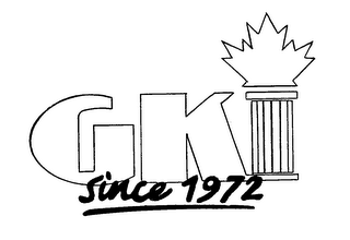 GK SINCE 1972 logo