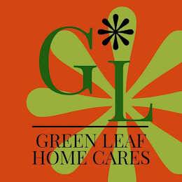 GL GREEN LEAF HOME CARES logo