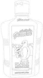 GLACIAL ALCOLADO GLACIAL SPLASH UP COOL DOWN BREATHE AGAIN MENTHOLATED LOTION logo