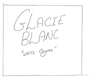 GLACIE BLANC "WHITE COGNAC" logo
