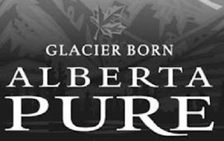 GLACIER BORN ALBERTA PURE logo