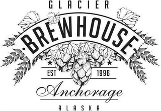 GLACIER · BREWHOUSE · EST 1996 ANCHORAGE ALASKA logo