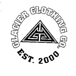 GLACIER CLOTHING CO. EST. 2000 logo