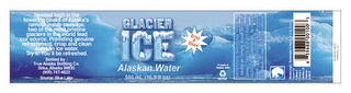GLACIER ICE ALASKAN WATER CRISP & CLEAN logo