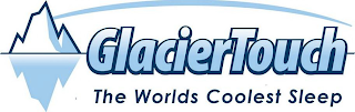 GLACIERTOUCH THE WORLDS COOLEST SLEEP logo