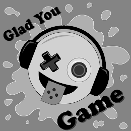 GLAD YOU GAME logo