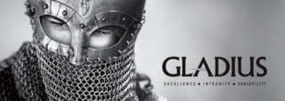 GLADIUS EXCELLENCE INTEGRITY VERSATILITY logo
