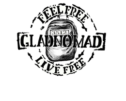GLADNOMAD FEEL FREE LIVE FREE 3.5.1.2. logo