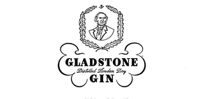 GLADSTONE GIN DISTILLED LONDON DRY GIN logo